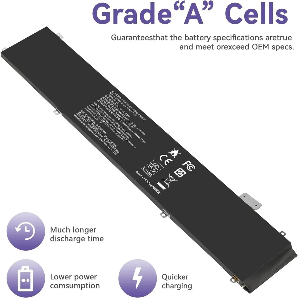 RC30-0248 Battery for Razer Blade 15 Advanced‎ 2018–2021 80Wh 4ICP4/55/162